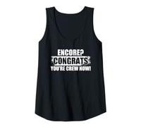 Mujer Encore? Congrats Sound Guy Ingeniero de Sonido Camiseta sin Mangas