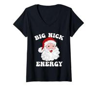 Mujer Energía Big Nick Camiseta Cuello V