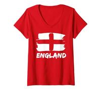 Mujer England Flag. For Men, Women, Boys or Girls England Football Camiseta Cuello V