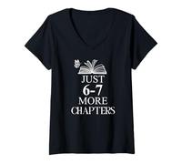 Mujer English Teacher 67 Book Just One More Chapter 6-7 Reading Camiseta Cuello V