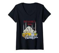 Mujer Enjoy Cool Vintage Retro Istanbul Turkey Car Graphic Designs Camiseta Cuello V