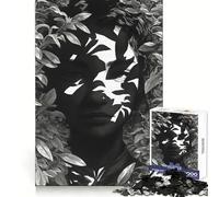 Mujer Entre follaje, Rompecabezas para Adolescentes, 1000 Piezas, Habilidad para concentrarse, relajación Informal, Encaje Perfecto, Regalo Memorable (38x26cm)