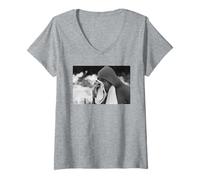 Mujer Entrenamiento de Sonny Liston Boxer para Muhammad Ali Fight 1964 Camiseta Cuello V