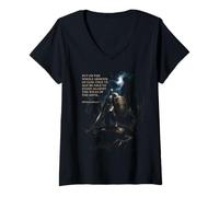 Mujer Epic Bible Verse Christian Graphic - Put on The Armor of God Camiseta Cuello V