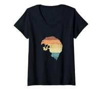 Mujer Equilibrio y precisión del Movimiento de Boulder Camiseta Cuello V