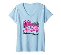 Mujer Eres INCREÍBLE, Recuerda Que Camiseta Cuello V