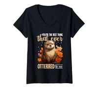 Mujer Eres lo Mejor Que jamás me ha nutrido Camiseta Cuello V