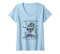 Mujer Eres más Fuerte de lo Que Crees Empoderando Camiseta Cuello V