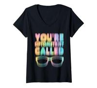 Mujer Eres un optometrista llamado broma divertida de optometría de visión borrosa Camiseta Cuello V