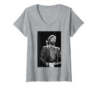 Mujer Eric Clapton en el Royal Albert Hall 1987 Camiseta Cuello V