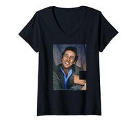 Mujer Eric Idle El Circo Volador del Actor Monty Python Michael Grecco Camiseta Cuello V