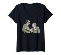 Mujer Eric Morecambe & Ernie Wise en el Escenario por Dick Barnatt Camiseta Cuello V