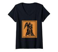 Mujer Eros y Psique Leyenda Dioses Mitología Griega Historia Mitos Camiseta Cuello V