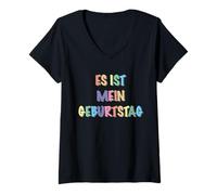 Mujer es ist mein Geburtstag Camiseta Cuello V