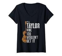 Mujer Es un Ambiente de Taylor Que no lo conseguirías Camiseta Cuello V