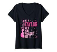 Mujer Es un Ambiente Taylor Que no obtendrías Taylor Personalizado Camiseta Cuello V