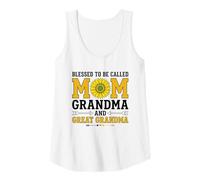 Mujer Es una bendición ser Llamada mamá Abuela y Gran Abuela Camiseta sin Mangas