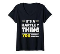 Mujer Es una Cosa de Hartley Que no entenderías el Apellido Camiseta Cuello V