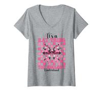 Mujer Es una cosa de rata que no entenderías Rata Chica Mamá Ratón Camiseta Cuello V