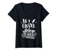 Mujer Es una cosa Glover que no entenderías Familia personalizada Camiseta Cuello V