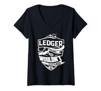 Mujer Es una cosa LEDGER Regalos Camiseta Cuello V
