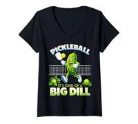 Mujer Es una Especie de Gran eneldo Pickleball Divertido Dicho sarcástico Camiseta Cuello V