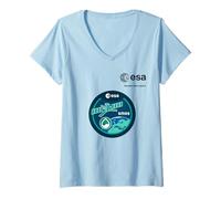 Mujer Esa European Space Agency Misión smos Camiseta Cuello V