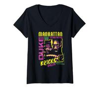 Mujer Escapar del Duque de Nueva York Isaac Hayes Camiseta Cuello V
