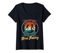 Mujer Escrima Arnis Artes Marciales Camiseta Cuello V