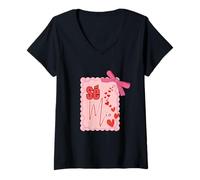 Mujer Eso Dice: Sé mío - Corazón de San Valentín Camiseta Cuello V