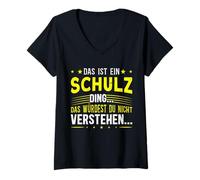 Mujer Eso es Algo Que Schulz Dice para la Familia Schulz Camiseta Cuello V