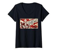 Mujer Eso no era Muy evidencia basada en ti Humorístico Sarcástico Camiseta Cuello V