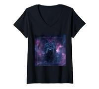 Mujer Espacio Bouvier des Flandres Camiseta Cuello V