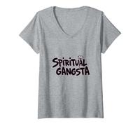 Mujer Espiritual Camiseta Cuello V