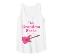 Mujer Esta abuela es genial, guitarra eléctrica, guitarrista Camiseta sin Mangas