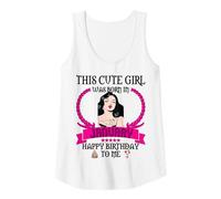 Mujer Esta Linda Chica nació en enero Funny Jan Birthday Sister Camiseta sin Mangas