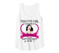 Mujer Esta Linda Chica nació en febrero Funny Feb Birthday Lady Camiseta sin Mangas