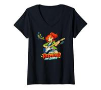 Mujer Esta Pelirroja Puede triturar | Guitarrista Manga Manhwa Pride Camiseta Cuello V