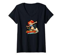 Mujer Esta Pelirroja Puede triturar | Manga Pride Track Sprinter Runner Camiseta Cuello V