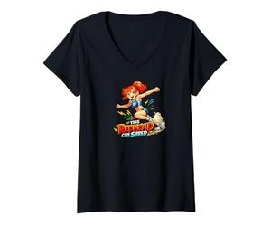 Mujer Esta Pelirroja Puede triturar | Manga Pride Track Sprinter Runner Camiseta Cuello V