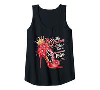 Mujer Esta Reina nació en diciembre de 1984 Cumpleaños de diciembre Mujeres Camiseta sin Mangas