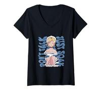 Mujer Estación Termal Dont Talk Just Soak Camiseta Cuello V