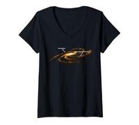 Mujer Estás aquí, tu calcetín perdido está aquí - Funny Milky Way Camiseta Cuello V