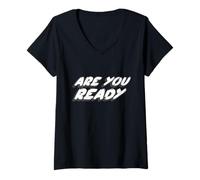 Mujer Estás Listo | Letra de la Canción Música Motivacional Camiseta Cuello V