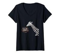 Mujer Estás teniendo una jirafa - Jerga divertida del humor británico Camiseta Cuello V