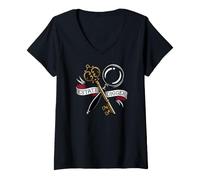 Mujer Estate Digger Antique Sale Picker Vintage Thrifting Camiseta Cuello V