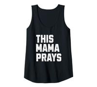 Mujer Este entrenamiento de Mama Prays, moderno y lindo, de Christian Jesus en el gimnasio Camiseta sin Mangas