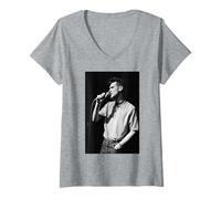 Mujer Este Hombre Encantador Morrissey The Smiths Live 1984 Camiseta Cuello V