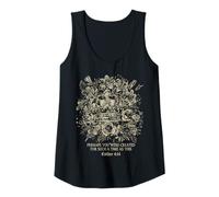 Mujer Esther Cuatro Catorce Fe Cristiana Corona Floral Reina Camiseta sin Mangas