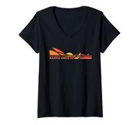 Mujer Estilo de Vida de Santa Cruz California Camiseta Cuello V